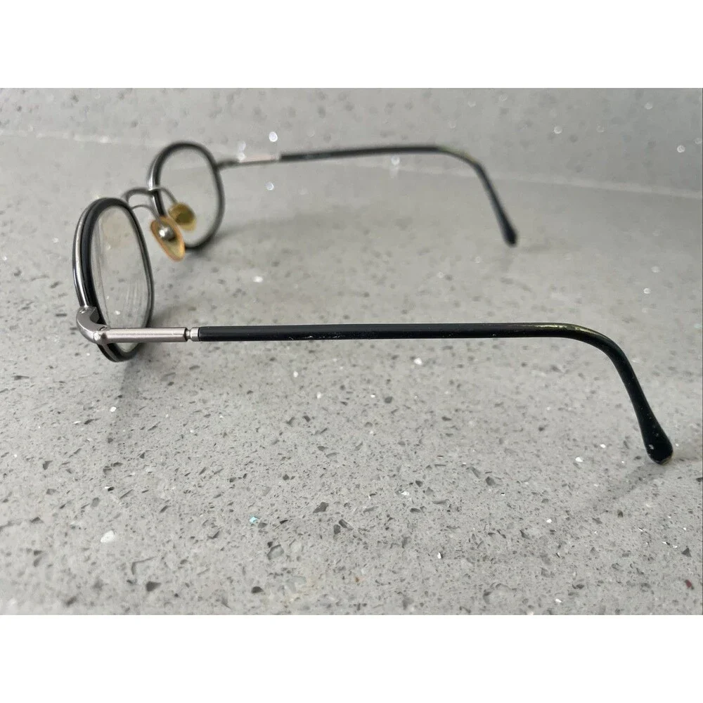 GANT Black rim eyeglasses frames only Charter G-353 Marine 50-23 Italy designer